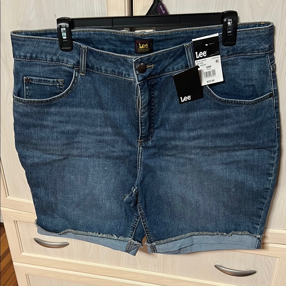 Lee Women's Blue Denim Shorts